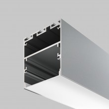 Алюминиевый профиль подвесной -накладной 50x50 ALM-5050-S-2M