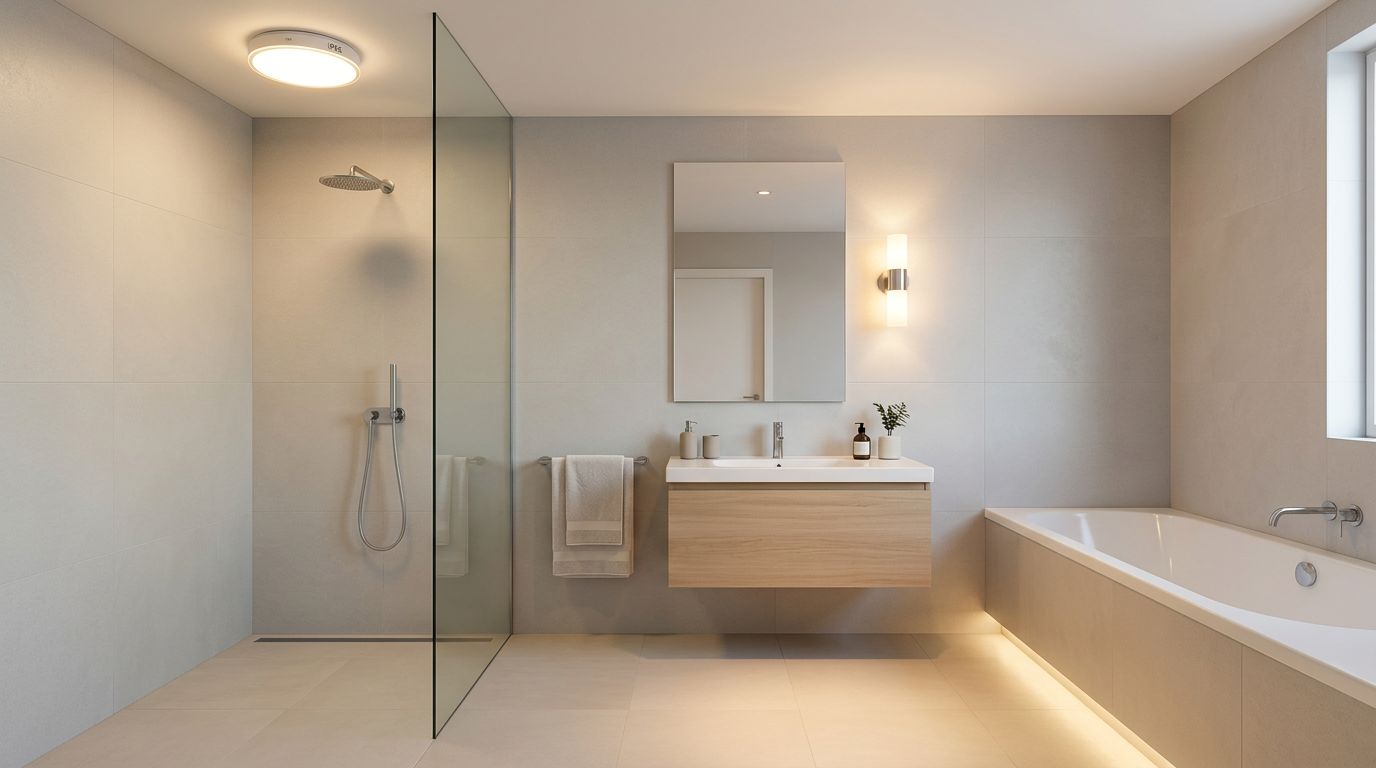 Как выбрать водонепроницаемые светильники для ванной