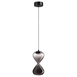 ODEON LIGHT 5092/4L PENDANT ODL25 415 черный/прозрачн/дымчатый градиент/металл/стекло Подвес LED 4W 