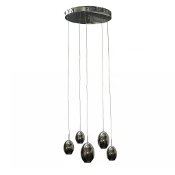 Подвесная светодиодная люстра Kink Light Метеорит 08028-5a