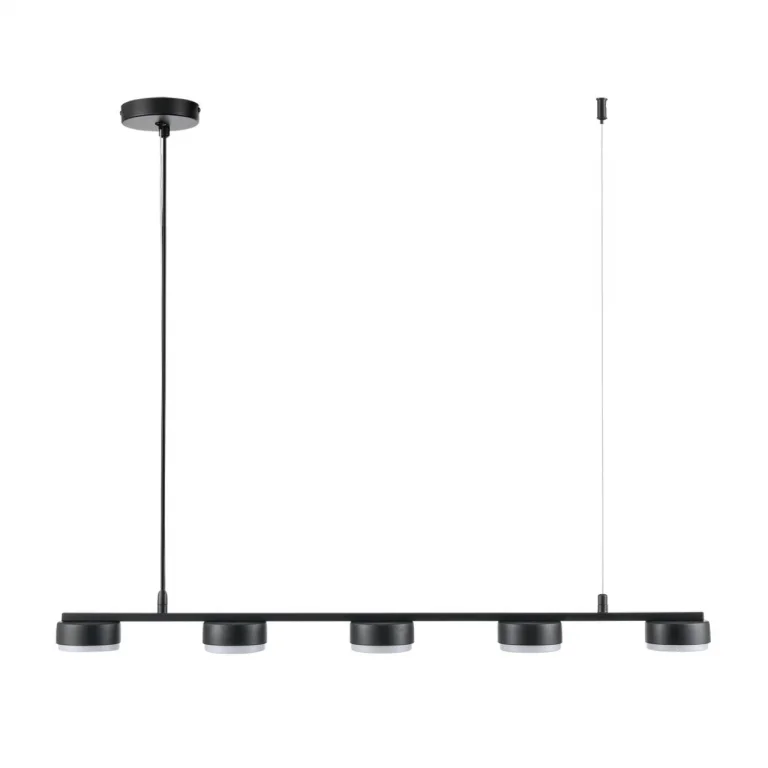 8117/5 COMFI LN25 черный, металл Подвесной светильник LED GX53 5*7W 220V TORINA