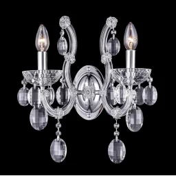 Бра Crystal Lux Hollywood AP2 Chrome
