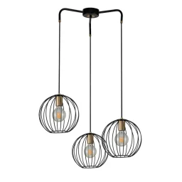 Escada 10176/3S E27*60W Black/Brass