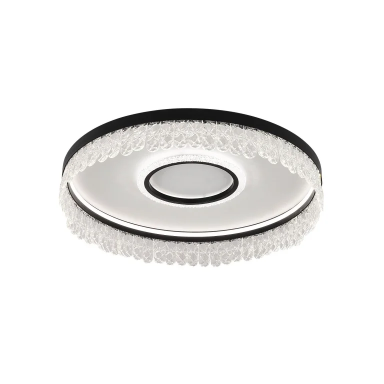 4187-2C, потолочная люстра, D600xH130, LEDx22W + LEDx136W, 7110LM, 3000-6000K, included, remote cont