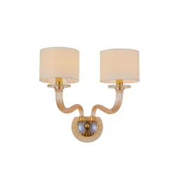 Бра Newport 8682/A gold polished amber