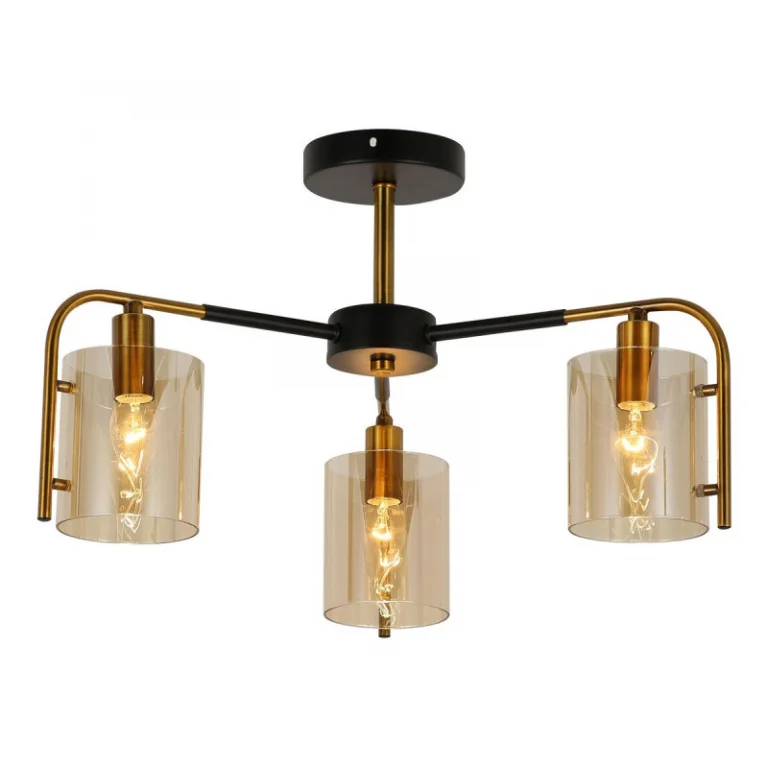 Escada 671/3P E14*40W Black/Gold