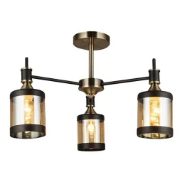 Escada 599/3P E27*60W Antique brass/Black
