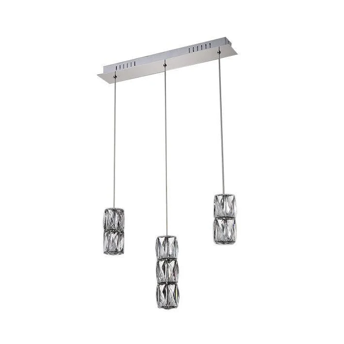 08620-3A Подвес Аква-Кристалл хром w45*7 h150 Led 30W (4000K)