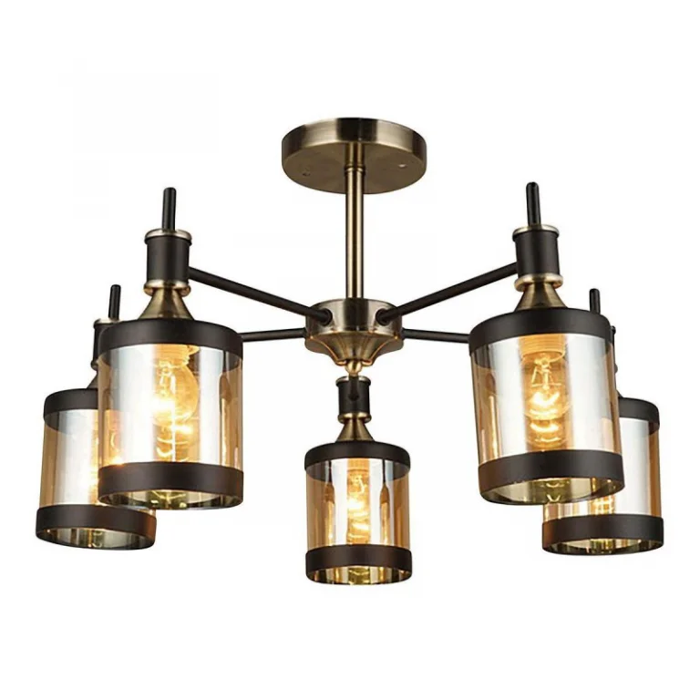 Escada 599/5P E27*60W Antique brass/Black