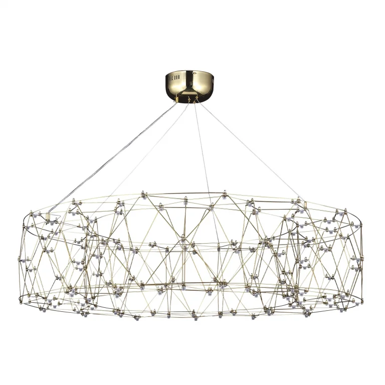 SL6602.203.72 Светильник подвесной ST-Luce Золотистый/Прозрачный LED 1*72W 4000K