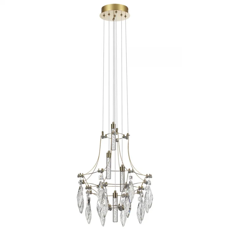 7000/35L CLASSIC ODL25 Подвесной светильник металл/хрусталь/нерж сталь IP20 LED 35W 4000K 220-240V F