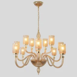 Люстра Crystal Lux SILVESTRO SP12 AMBER