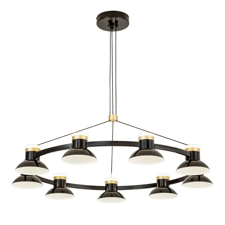 4516-9P, подвесная люстра, D880xH300/1800, 9xLEDx10W, 7200LM, 4000K
