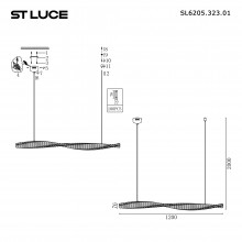 Подвесной светильник ST-Luce SL6205.323.01
