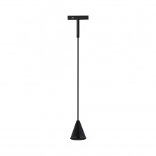 ST689.436.05 Магнитный трековый светильник Черный LED 1*5W 3000K Lm Ra>90 40° IP20 D80xH98 24V