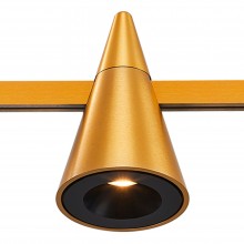 ST813.206.05 Магнитный трековый светильник FARM Золотистый LED 1*5W 3000K 272Lm Ra90 60 IP20 D70xH11