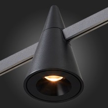 ST813.406.05 Магнитный трековый светильник FARM Черный LED 1*5W 3000K 325Lm Ra90 60 IP20 D70xH115 24