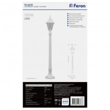 Садово-парковый светильник Feron 11033