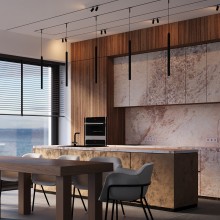 Трековыйсветильник TR176-1-3WTW-M-B