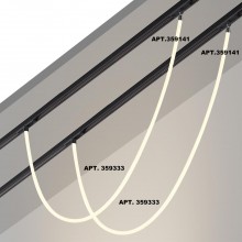 359333 KONST NT24 000 черный Светильник трековый для низковольтного шинопровода FLUM IP20 LED 14W 40