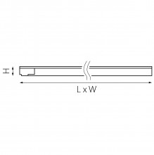 206112 Светильник гибкий 24V д/1-фазн трека LINEA LED 10W 1600LM 100G 3000K