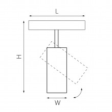 206137 Светильник 24V д/1-фазн трека LINEA LED 3W 180LM 24G ЧЕРНЫЙ 3000K