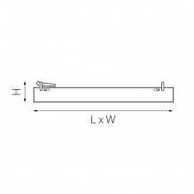 208212 Светильник д/трека 48V NOVE LED 7W 1366LM 80G КРАСНЫЙ 3000K IP20