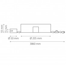 508157 Блок питания 48V (в розетку) 100W NOVE ЧЕРНЫЙ