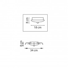 574723 Подвесное крепление 5х с трансформатором 25W 1600 LM к 747xxx ЗОЛОТО TUBO