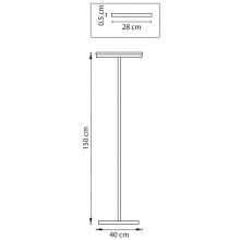 723727 Торшер LODI LED 9W 720LM ЧЕРНЫЙ/ДЕРЕВО 3000K