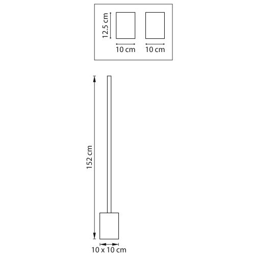 739713 Торшер PALLA 40W LED 1591LM ЗОЛОТО 3000-6000K