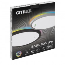 CL738240EL Бейсик Лайн Белый Св-к с пультом LED+RGB 30W