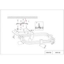 4070-4U, потолочный светильник, L600xW600xH210, LEDx145W, 2800-6000LM, 3000-6000K, included, remote 