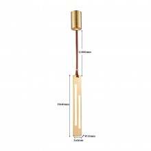 4219-1P, подвес, L65xW10xH600/1600, LEDx17W, 700LM, 3000K, included