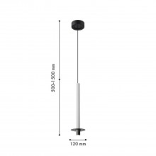 4403-1P, подвес, D120xH500/1500, LEDx6W, 525LM, 4000K, IP20, included