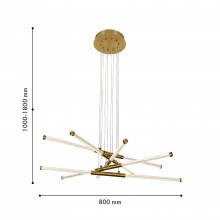 4469-5P, подвесная люстра, D800xH1000/1800, LEDx55W, 7000LM, 4000K, included