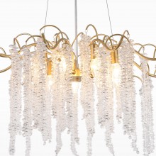 4134-9P, подвесная люстра, D850xH350/1200, 9xE14x60W