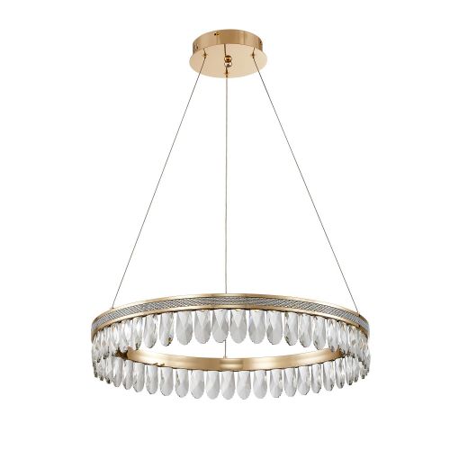 4207-6P, подвесная люстра, D600xH100/1500, LEDx31W, 3100LM, 3000K