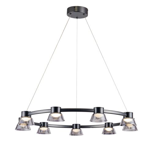 4247-9P, подвесная люстра, D800xH1200/1500, 9xLEDx5.5W, 1080LM, 4000K
