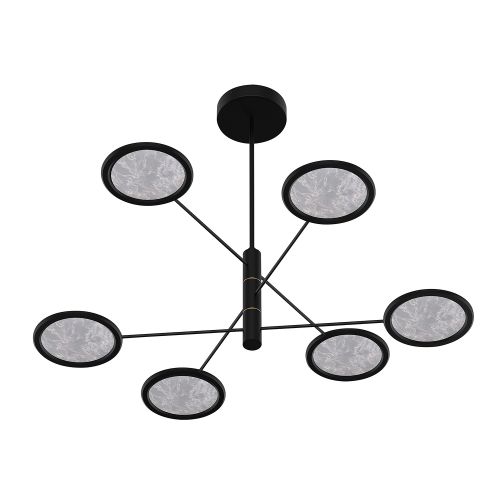 4375-6P, подвесная люстра, D1200xH770, 6xLEDx9W, 3240LM, 4000K, CRI>90