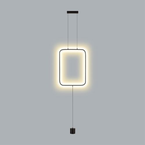 7022/27FLA HIGHTECH ODL25 Напольный светильник черный/металл/акрил IP20 LED 3000K 220V TEO