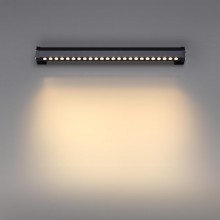 7040/10WL NATURE ODL25 617 черный/металл Фасадный поворотный на 180° светильник IP65 LED 12W 3000K A