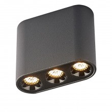 7092/8CL HIGHTECH ODL25 Потолочный светильник черный/металл/акрил IP20 LED 3000K 220V SMALL