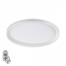 7749/60L MITRA LED SN Светильник металл/PMMA/белый LED 60Вт 3000-6000К D386 IP20 пульт ДУ BETA