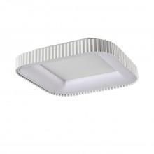 7767/56L AVRA LED SN Светильник металл/белый LED 56Вт+14Вт 3000-6000K 500х500 IP43 ССТ+подсветка SHA