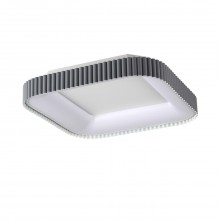 7769/56L AVRA LED SN Светильник металл/белый/серый LED 56Вт+14Вт 3000-6000K 500х500 IP43 ССТ+подсвет