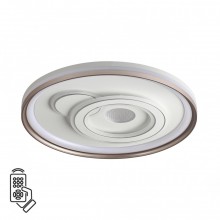 7785/85L PIKO LED SN Светильник металл/белый/бронза LED 85Вт 3000-6500K D490 IP20 пульт ДУ GEMINI