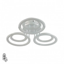 8028/80CL LEDIO LN24 белый/белый, металл/акрил Потолочный светильник с ПДУ LED 80W 3000-6000К 220V O