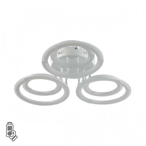8028/80CL LEDIO LN24 белый/белый, металл/акрил Потолочный светильник с ПДУ LED 80W 3000-6000К 220V O