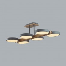 8031/108CL LEDIO LN24 серый, дерево/металл, акрил Потолочный светильник LED 108W 3000-6000К 220V PLA